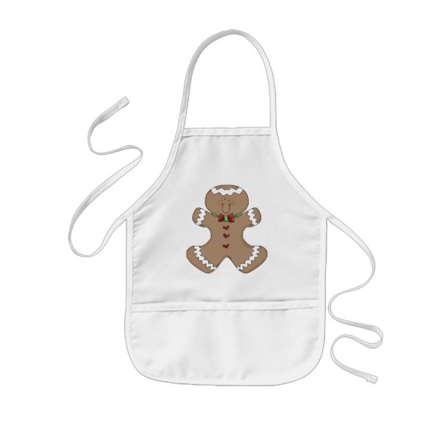 Christmas Gingerbread Holiday apron (Front)