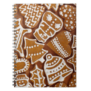 Christmas Gingerbread Holiday Cookies Notebook