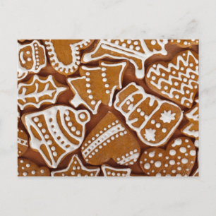 Christmas Gingerbread Holiday Cookies Postcard