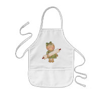 Christmas Gingerbread Holiday Kitchen apron kids