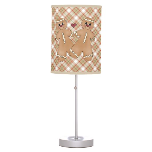Christmas Gingerbread Holiday Table lamp (Front)