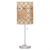 Christmas Gingerbread Holiday Table lamp (Left)