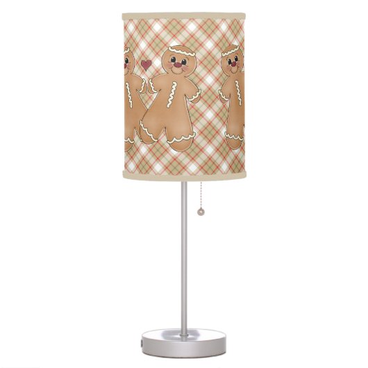 Christmas Gingerbread Holiday Table lamp (Left)