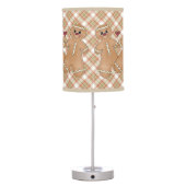 Christmas Gingerbread Holiday Table lamp (Back)