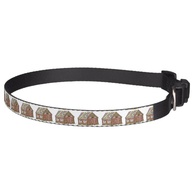 Christmas Gingerbread House Holiday Baking Pet Collar (Right)