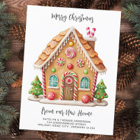 Christmas Gingerbread House New Address Moving