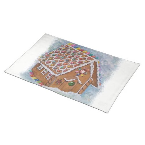 Christmas Gingerbread House Placemat