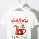 Christmas Gingerbread Latte Coffee Club Festive Tri-Blend Shirt<br><div class="desc">Christmas Gingerbread Latte Coffee Club Festive Holiday Tri-Blend Shirt features a red coffee mug accented with gingerbread and candy canes with the text "Gingerbread Latte Coffee Club" in modern script typography. Perfect for Christmas gifts,  Christmas parties and holiday celebrations,  birthdays and more. Created by Evco Studio www.zazzle.com/store/evcostudio</div>