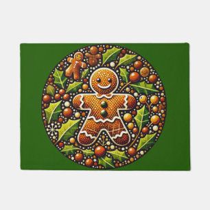 Christmas Gingerbread Man                          Doormat