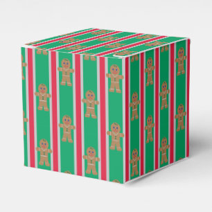 Christmas Gingerbread Man Favor Boxes