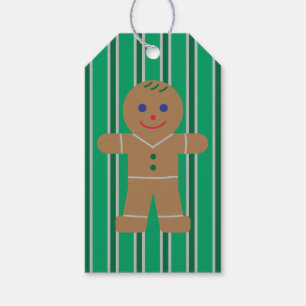 Christmas Gingerbread Man Gift Tags