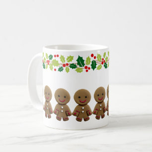 Christmas Gingerbread Man Holiday Mug