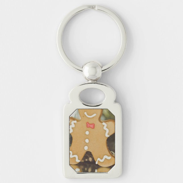 Christmas gingerbread man keychain (Front)