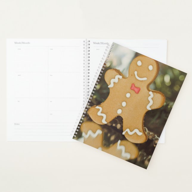Christmas gingerbread man planner (Display)