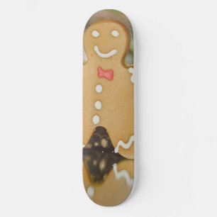 Christmas gingerbread man skateboard