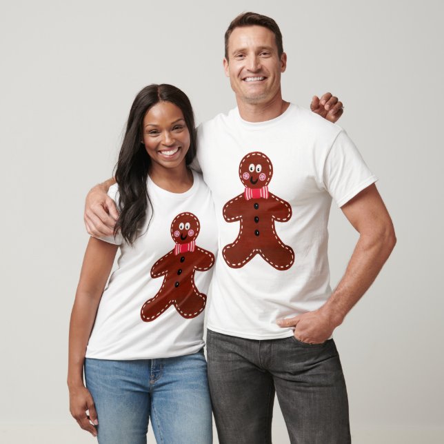 Christmas Gingerbread Man T-Shirt (Unisex)