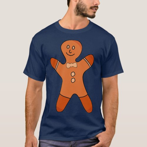 Christmas Gingerbread Men Cookie T_Shirt