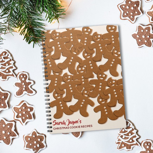 Christmas Gingerbread Men Pattern Notebook (Creator Uploaded)