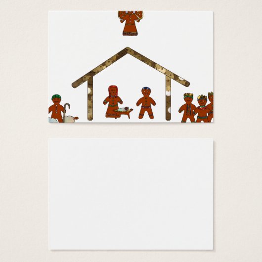 christmas gingerbread nativity (Front & Back)