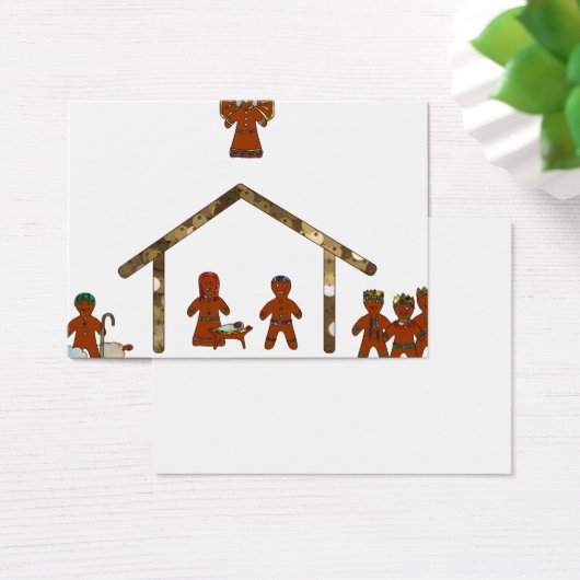 christmas gingerbread nativity (Desk)