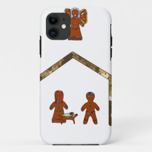 christmas gingerbread nativity iPhone 11 case