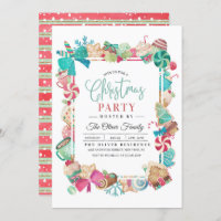 Christmas Gingerbread Party Invitation