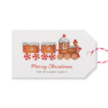 Christmas Gingerbread & Peppermint Train