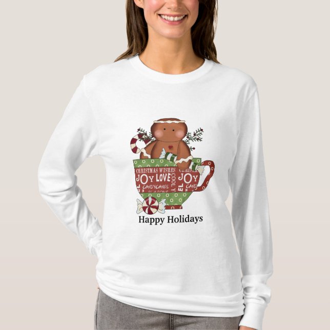 Christmas Gingerbread t-shirt (Front)