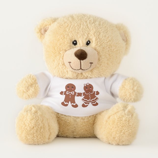 Christmas Gingerbread Teddy Bear Gift (Front)