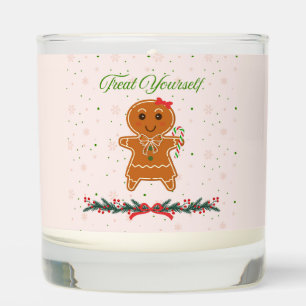 Christmas Gingerbread Woman Scented Candle