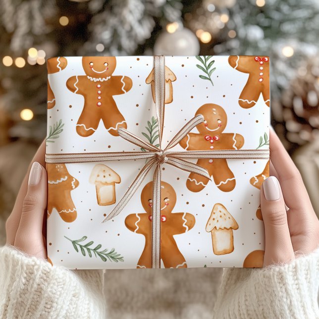 Christmas Gingerbread Wrapping Paper - Holiday (Creator Uploaded)
