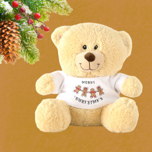 Christmas gingerbreads teddy bear