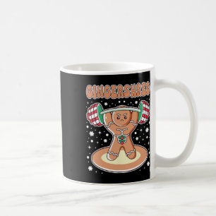 Christmas Gingershred Funny Gingerbread Man Gym Bo Coffee Mug