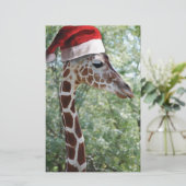 Christmas Giraffe (Standing Front)