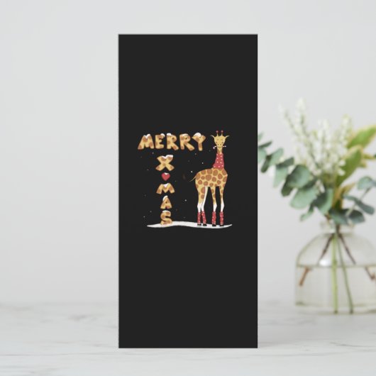 Christmas giraffe (Standing Front)