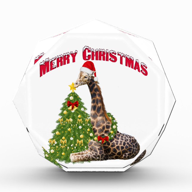 Christmas Giraffe Award (Front)
