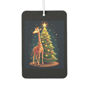 Christmas Giraffe Official Tree Topper Funny Tall Air Freshener