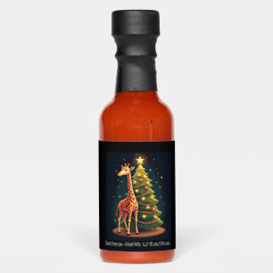Christmas Giraffe Official Tree Topper Funny Tall Hot Sauces