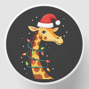 Christmas Giraffe Santa Hat Lights Giraffe Men Wom Mini Candle Favors
