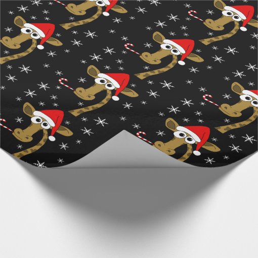 Giraffe Christmas Wrapping Paper 