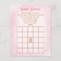 Christmas Girl Baby Shower Game Baby Bingo