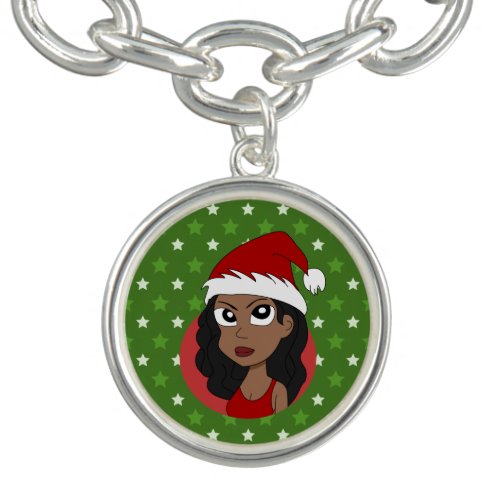 Christmas girl cartoon bracelet