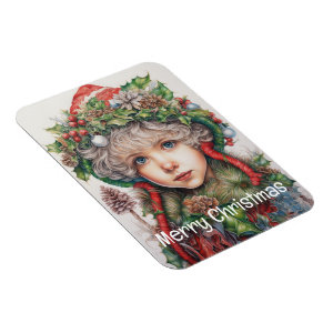 Christmas Girl Custom 14 of 25 Magnet