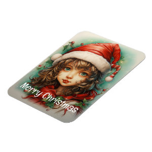 Christmas Girl Custom 1 of 25 Magnet