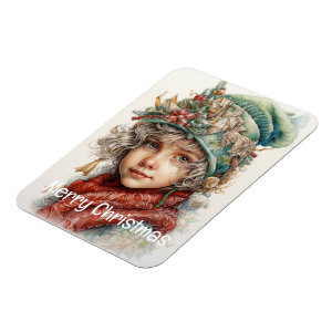 Christmas Girl Custom 22 of 25 Magnet