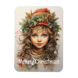 Christmas Girl Custom 25 of 25 Magnet
