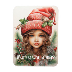 Christmas Girl Custom 3 of 25 Magnet