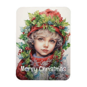 Christmas Girl Custom 4 of 25 Magnet