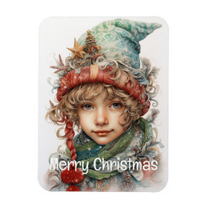 Christmas Girl Custom 7 of 25 Magnet