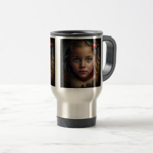 Christmas Girl Travel/Commuter Mug, 15 oz Travel Mug